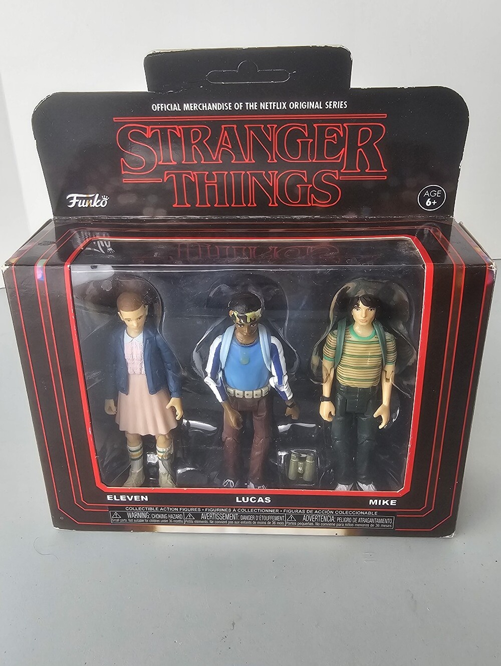 Funko Stranger Things Eleven Lucas Mike Action Figure Set NOP Accessories Incl.